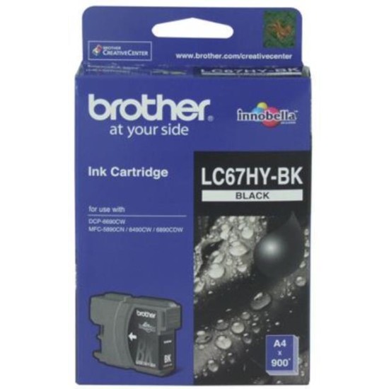 Brother LC67 Black HY Ink Cart