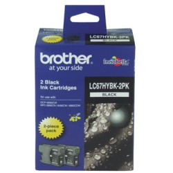 Brother LC67 Black HY Twin Pk