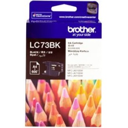 Brother ink cartridge lc73bk black inkjet 600 pages