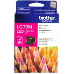 Brother ink cartridge lc73m magenta inkjet 600 pages