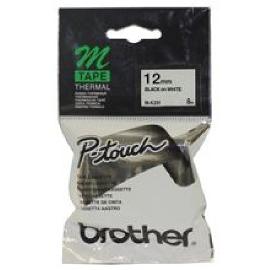 Brother MK233 Labelling Tape blue on white