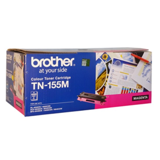 Brother toner tn155m high yield magenta (4000 pages)