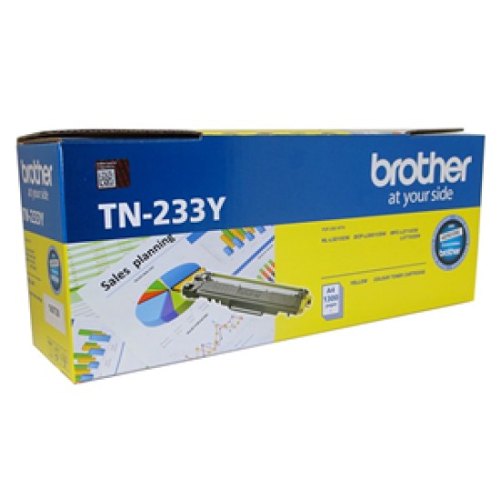 Brother TN233C Colour Laser Toner - Yellow