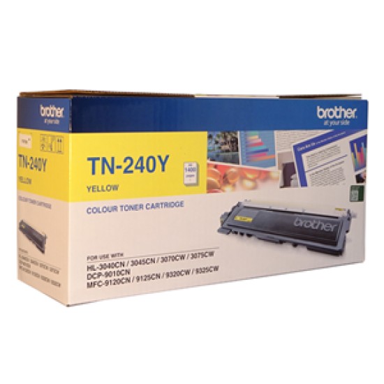 Brother toner tn240y yellow (1400 pages)