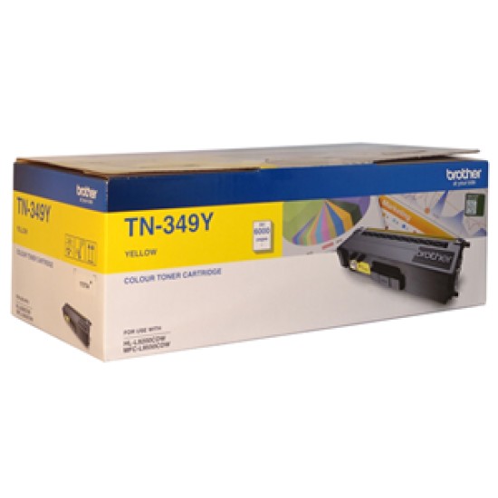 Brother tn349y toner yellow