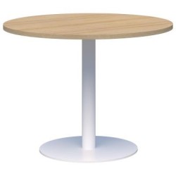 Classic Table Round 900mm diameter Classic Oak/White. Heavy duty base. 15 Yr Warranty. Classic Table Round 900mm diameter Classic Oak/White. Heavy duty base. 15 Yr Warranty.