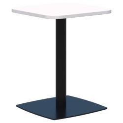 Classic Table Square 600 x 600mm Snow/Black. Heavy duty base. 15 Yr Warranty. Classic Table Square 600 x 600mm Snow/Black. Heavy duty base. 15 Yr Warranty.