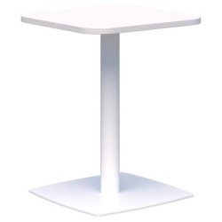 Classic Table Square 600 x 600mm Snow/White. Heavy duty base. 15 Yr Warranty. Classic Table Square 600 x 600mm Snow/White. Heavy duty base. 15 Yr Warranty.