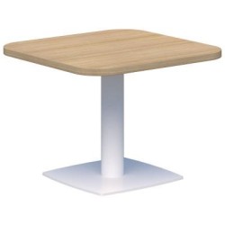Classic Coffee Table Square 600 x 600mm Classic Oak/White. Heavy duty base. 15 Yr Warranty. Classic Coffee Table Square 600 x 600mm Classic Oak/White. Heavy duty base. 15 Yr Warranty.