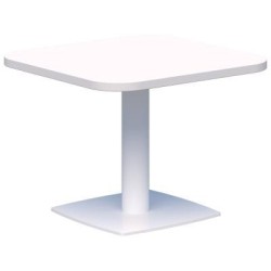 Classic Coffee Table Square 600 x 600mm Snow/White. Heavy duty base. 15 Yr Warranty. Classic Coffee Table Square 600 x 600mm Snow/White. Heavy duty base. 15 Yr Warranty.
