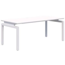 Balance Fixed Height Desk Single 1200 x 700mm Snow/White. 15 Yr Warranty Balance Fixed Height Desk Single 1200 x 700mm Snow/White. 15 Yr Warranty