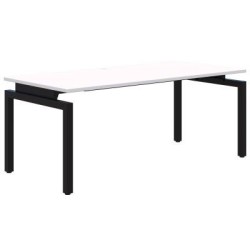 Balance Fixed Height Desk Single 1200 x 700mm Snow/Black. 15 Yr Warranty Balance Fixed Height Desk Single 1200 x 700mm Snow/Black. 15 Yr Warranty