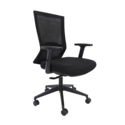 Active Task Chair with Arms Black Active Task Chair with Arms Black