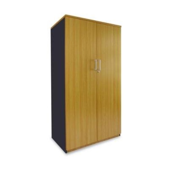 Delta 1800H Storage Cupboard Beech/Charcoal