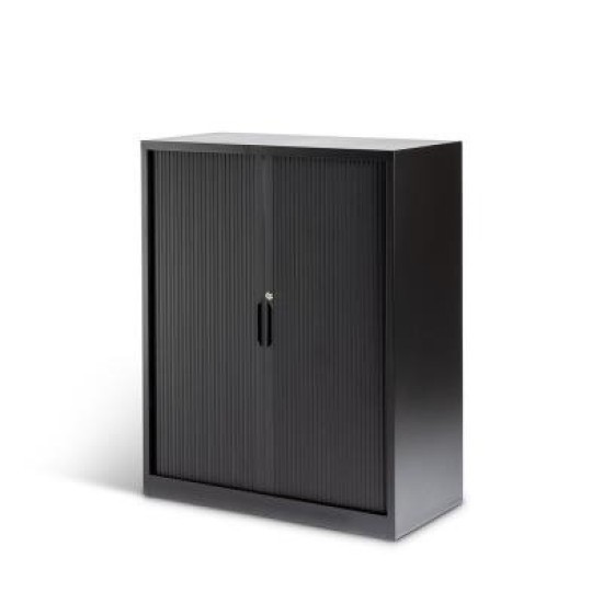 Milano 1200w x 1020h Storage Tambour Matt Black