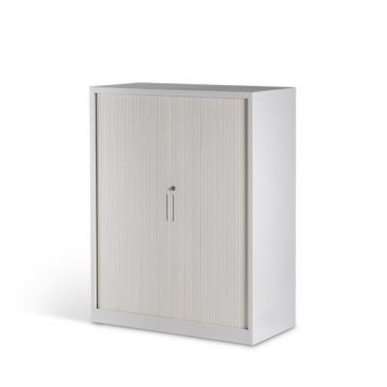Milano 1200w x 1020h Storage Tambour Matt White