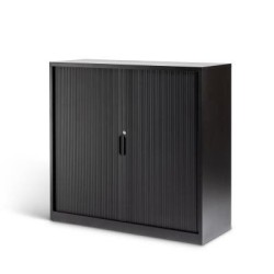 Milano 1200w x 1200h Storage Tambour Matt Black Milano 1200w x 1200h Storage Tambour Matt Black