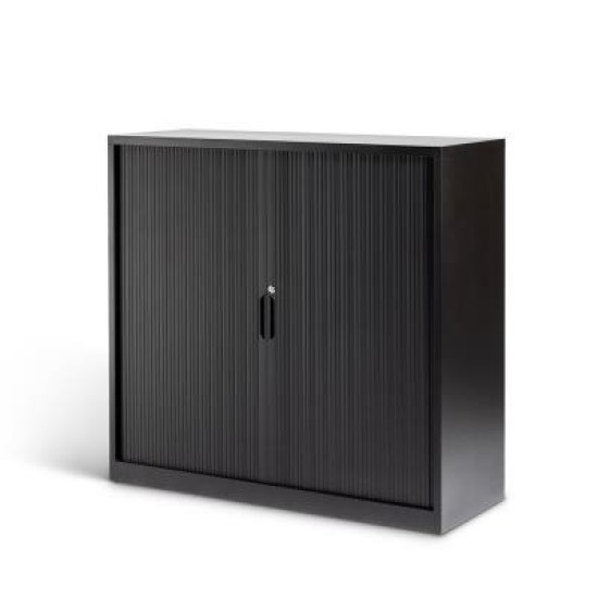 Milano 1200w x 1200h Storage Tambour Matt Black