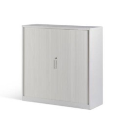 Milano 1200w x 1200h Storage Tambour Matt White Milano 1200w x 1200h Storage Tambour Matt White