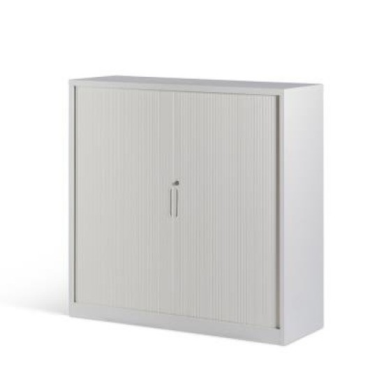 Milano 1200w x 1200h Storage Tambour Matt White