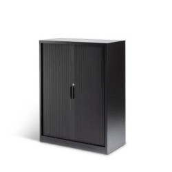 Milano 900w x 1020h Storage Tambour Matt Black Milano 900w x 1020h Storage Tambour Matt Black