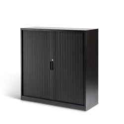 Milano 900w x 1200h Storage Tambour Matt Black Milano 900w x 1200h Storage Tambour Matt Black