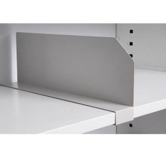 Milano Tambour Shelf Divider Matt White