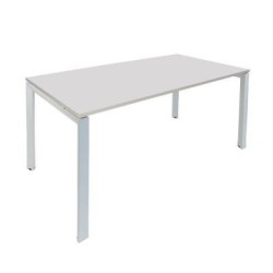 Novah Meeting Table – White / White 1600w x 800d
