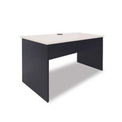 Sonic 1200 Straight Desk White/Charcoal