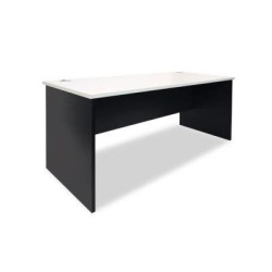Sonic 1500 Straight Desk White/Charcoal