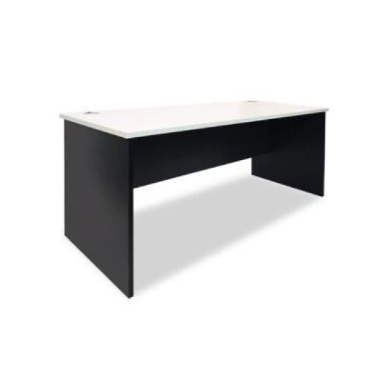 Sonic 1500 Straight Desk White/Charcoal