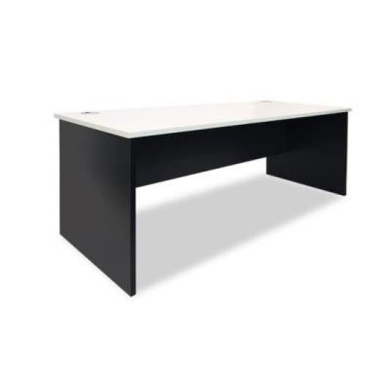 Sonic 1800 Straight Desk White/Charcoal