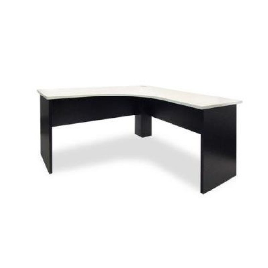 Sonic 1500 Corner Desk White/Charcoal
