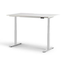 Rise Electric Height Adjustable Desk 1200 x 600 with cable port hole top