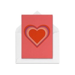 Rainbow Heart Card Rainbow Heart Card