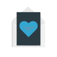 I LOVE YOU XXX Card