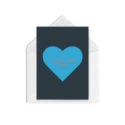I LOVE YOU XXX Card I LOVE YOU XXX Card
