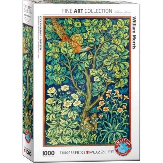 Cock Pheasant by William Morris - 1,000 pieces