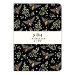 BEE PATTERN A5 LUXURY NOTEBOOK