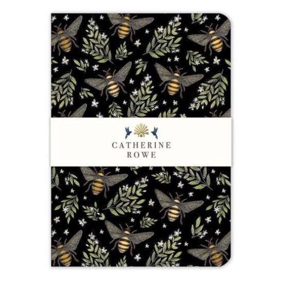BEE PATTERN A5 LUXURY NOTEBOOK