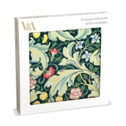 LEICESTER WALLPAPER LUX SQ NOTECARD WALLET 6 PKT LEICESTER WALLPAPER LUX SQ NOTECARD WALLET 6 PKT
