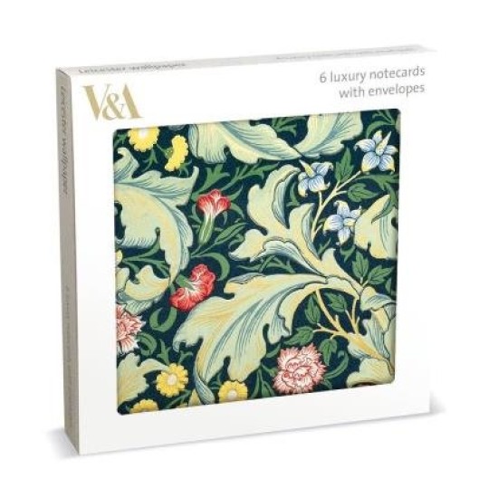 LEICESTER WALLPAPER LUX SQ NOTECARD WALLET 6 PKT