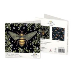 HONEY BEE & MOTHS NOTECARD SET 4 X 2 HONEY BEE & MOTHS NOTECARD SET 4 X 2