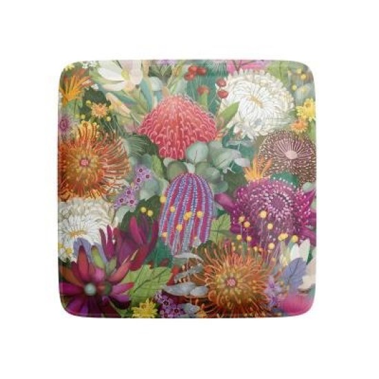 DD  BUSH BLOOMS FLORAL FRIDGE MAGNET