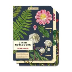 HERBARIUM NOTEBOOKS MINI SET OF 3 HERBARIUM NOTEBOOKS MINI SET OF 3