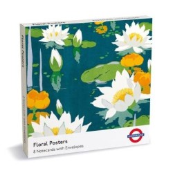 FLORAL POSTERS NOTECARD SET 4 X 2 FLORAL POSTERS NOTECARD SET 4 X 2