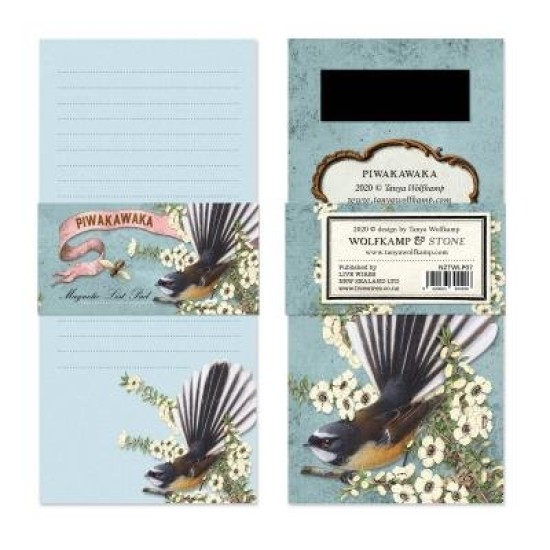 FANTAIL / PIWAKAWAKA MAGNETIC LIST PAD