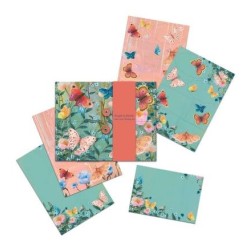 BUTTERFLIES WRITING SET WITH STICKERS BUTTERFLIES WRITING SET WITH STICKERS