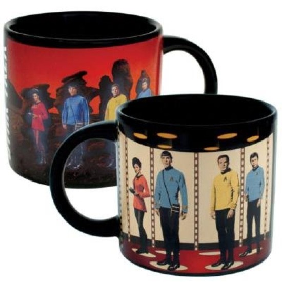 STAR TREK TRANSPORTER DISSAPEARING MUG