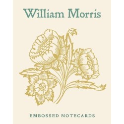 WILLIAM MORRIS BOX 12 EMBOSSED CARDS WILLIAM MORRIS BOX 12 EMBOSSED CARDS
